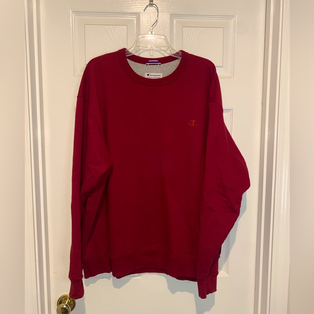 Champion Maroon Crewneck Sweatshirt. Size 2XL